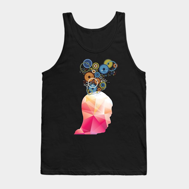 A art man in thinking Tank Top by INDONESIA68